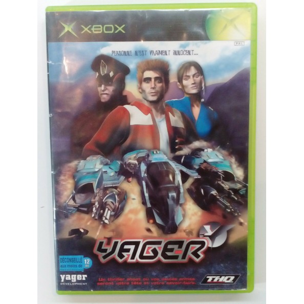 XBOX YAGER -no manual- EUROPEAN PAL USED 