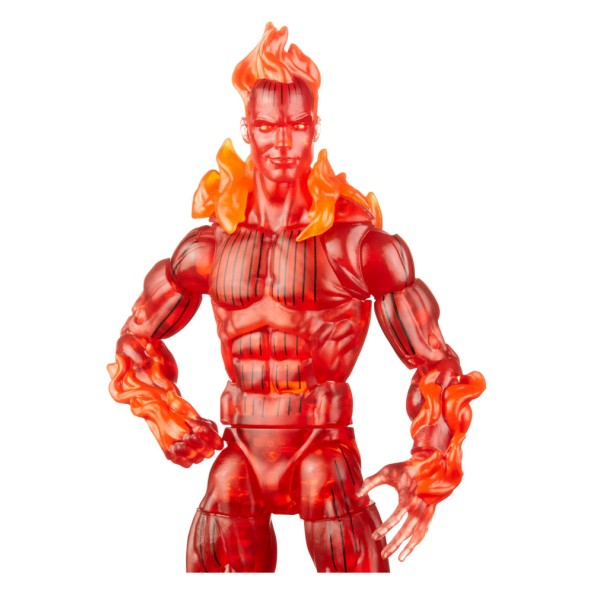 Fantastic Four Marvel Legends Retro Action Figure Human Torch 15 cm