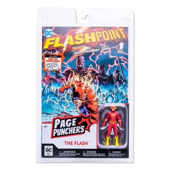 DC Page Punchers Action Figure The Flash (Flashpoint) 8 cm