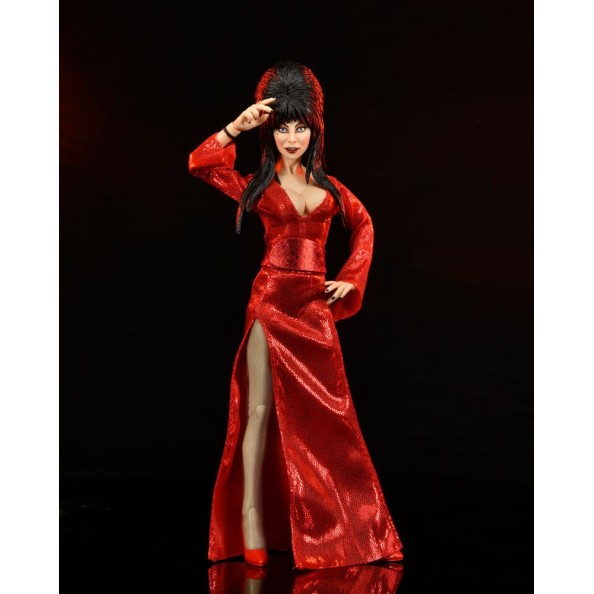 Elvira, Mistress of the Dark Clothed Action Figure Red, Fright, and Boo 20 cm