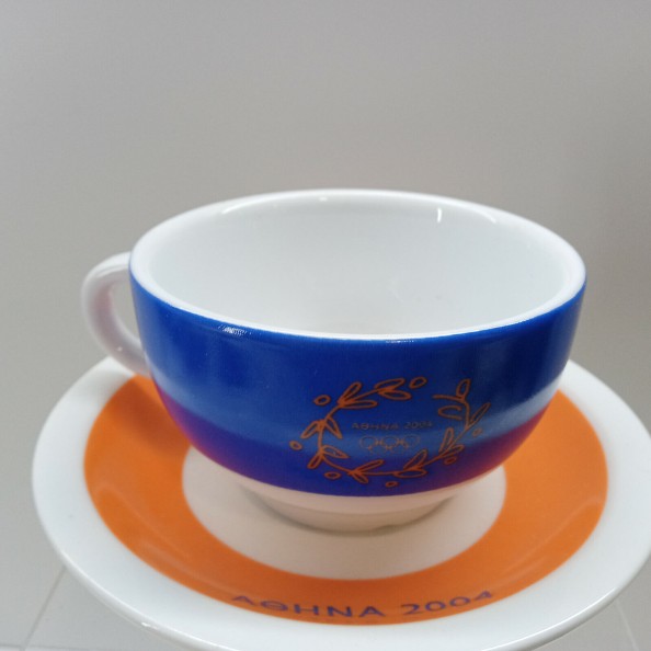 ΚΟΥΠΑ ΑΘΗΝΑ 2004 ΟΛΥΜΠΙΑΚΟΙ ΑΓΩΝΕΣ TEA CUP & SAUCER #1