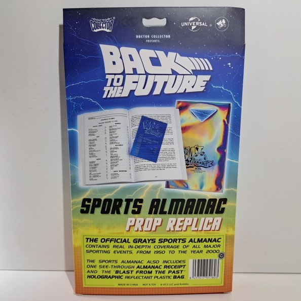 Back To The Future Prop Replica 1/1 Sports Almanac