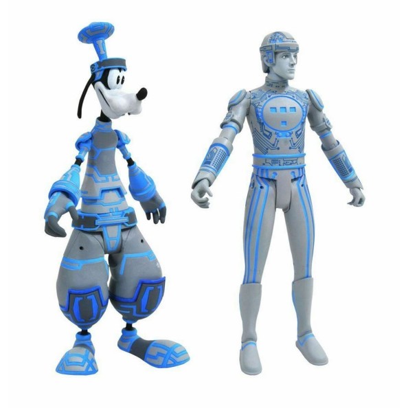 Kingdom Hearts Action Figures 18 cm 2-Pack Goofy & Tron