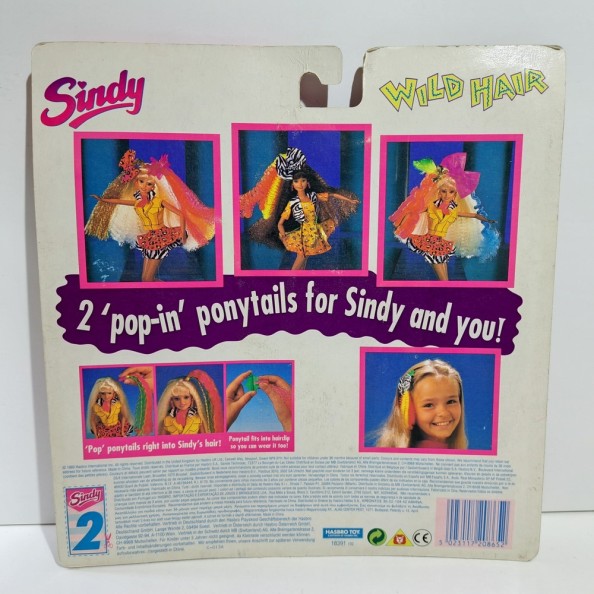 1993 SINDY WILD HAIR PONYTAILS ACCESSORY PACK