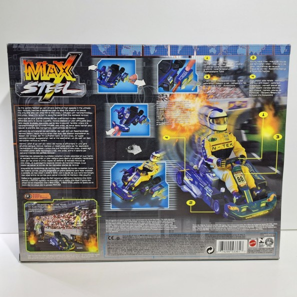 2001 MAX STEEL SKYFIRE GO CART 2 IN 1