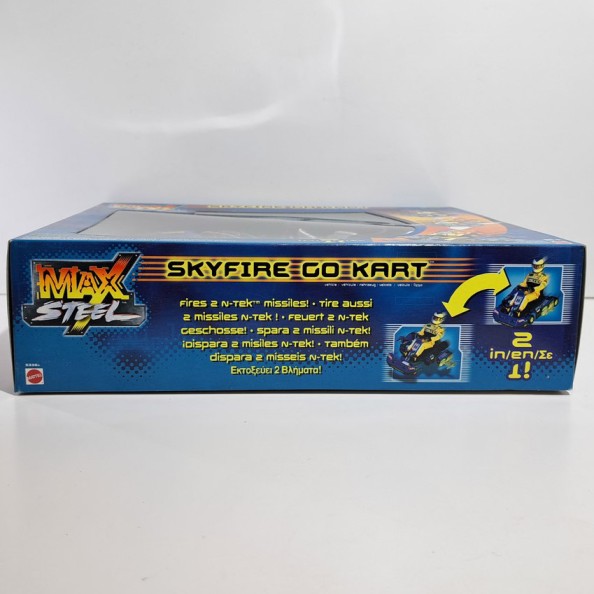 2001 MAX STEEL SKYFIRE GO CART 2 IN 1