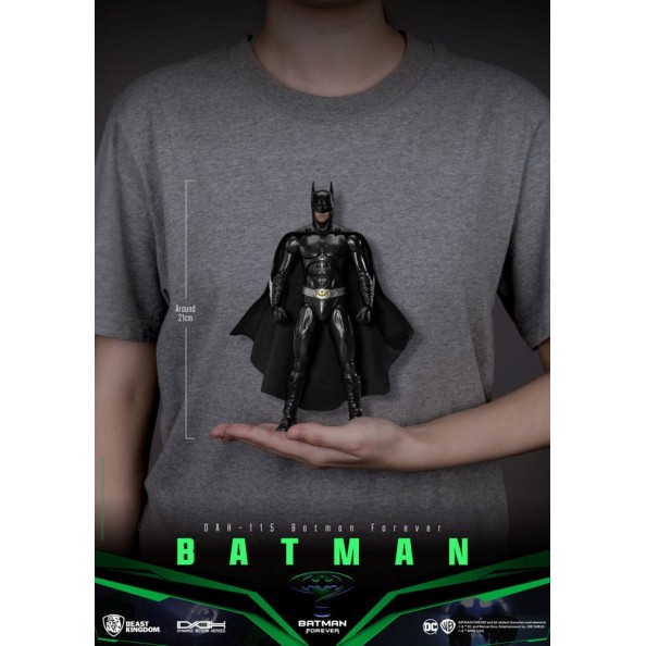 DC Comics Dynamic 8ction Heroes Action Figure 1/9 Batman (Batman Forever) 21 cm