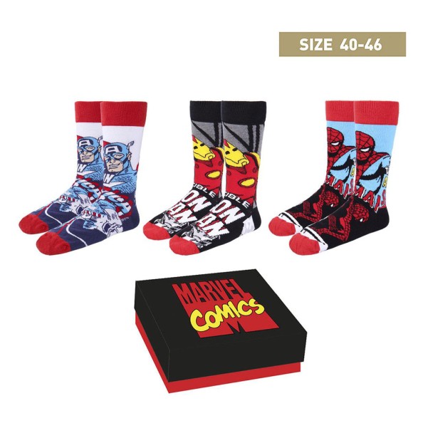 Marvel Socks 3-Pack Avengers 40-46