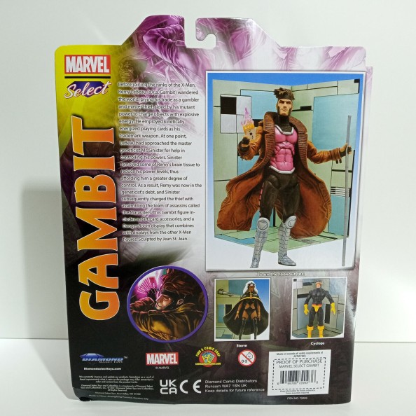 Marvel Select Action Figure Gambit 18 cm