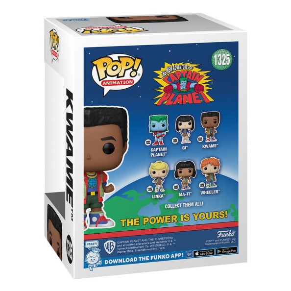 Captain Planet and the Planeteers POP! Animation Figure Kwame 9 cm