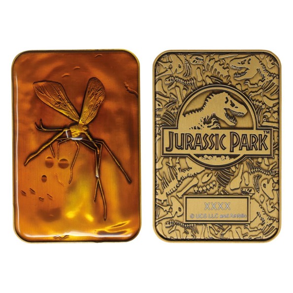 Jurassic Park Ingot Mosquito in Amber Limited Edition of 5000