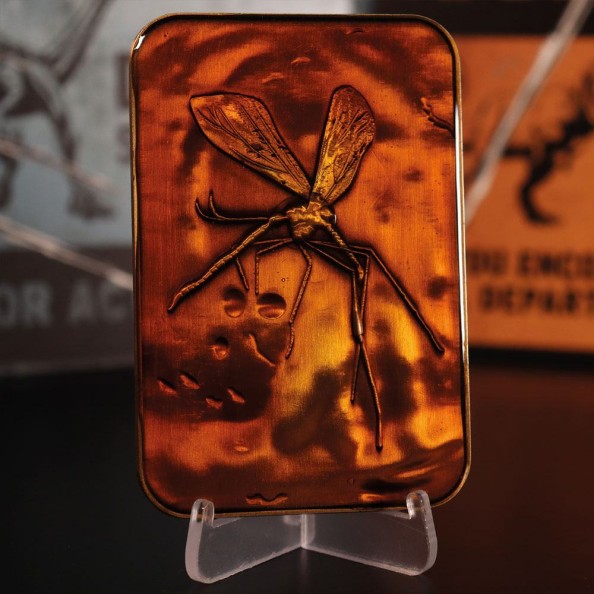 Jurassic Park Ingot Mosquito in Amber Limited Edition of 5000