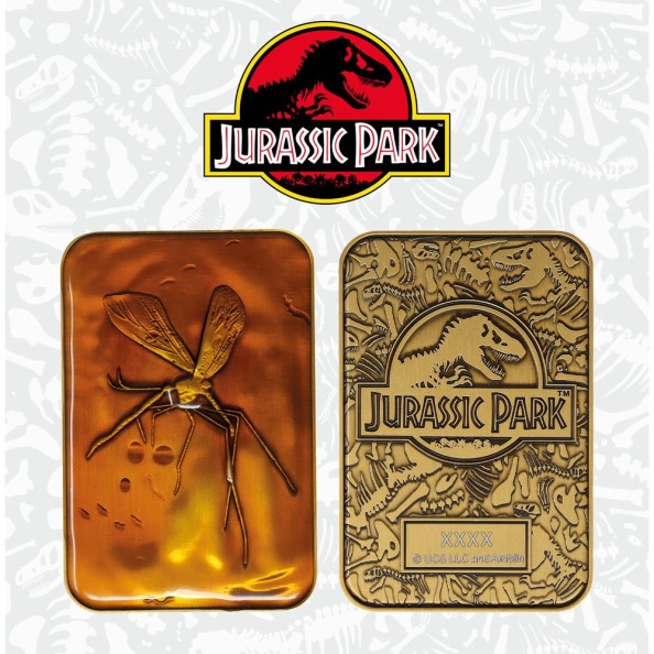 Jurassic Park Ingot Mosquito in Amber Limited Edition of 5000