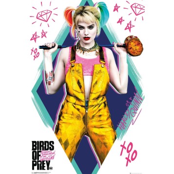 Birds of Prey Poster Pack Harley Quinn 61 x 91 cm