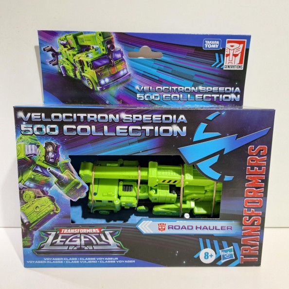 Transformers Generations Legacy Velocitron Speedia 500 Collection Voyager Class Action Figure Road Hauler 14 cm