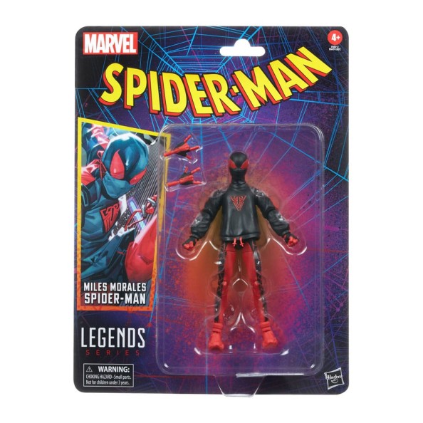 Spider-Man Marvel Legends Retro Collection Action figure Miles Morales Spider-Man 15 cm