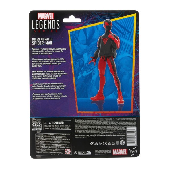 Spider-Man Marvel Legends Retro Collection Action figure Miles Morales Spider-Man 15 cm