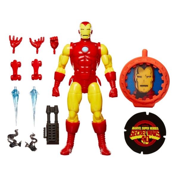 Secret Wars Marvel Legends Retro Action Figure Iron-Man 15 cm