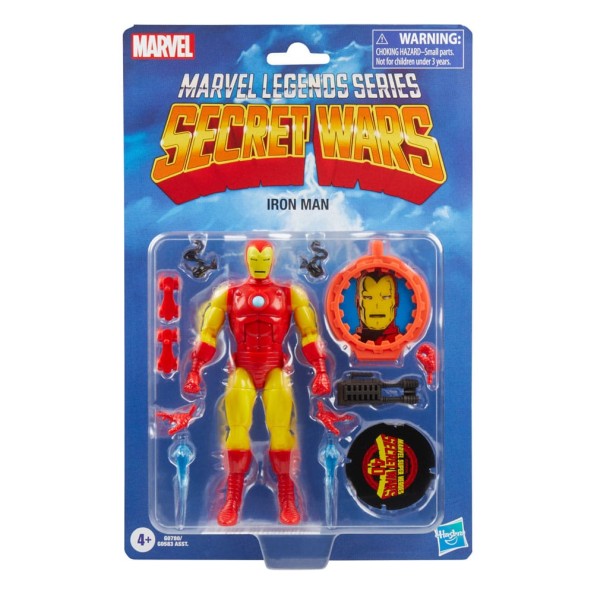 Secret Wars Marvel Legends Retro Action Figure Iron-Man 15 cm