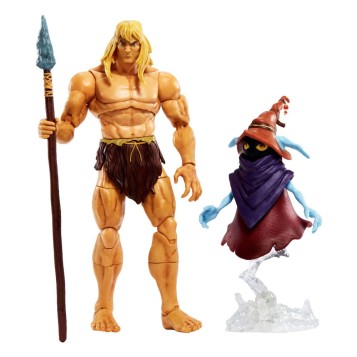 Masters of the Universe: Revelation Masterverse 2022 Deluxe Savage He-Man & Orko 18 cm