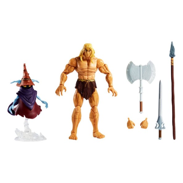 Masters of the Universe: Revelation Masterverse 2022 Deluxe Savage He-Man & Orko 18 cm