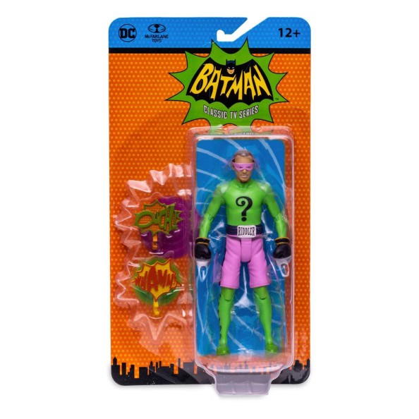 DC Retro Action Figure Batman 66 The Riddler in Boxing Gloves 15 cm