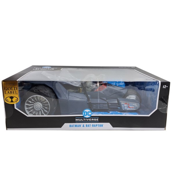 DC Multiverse Vehicle Bat-Raptor with Batman (The Batman Who Laughs) (Gold Label)