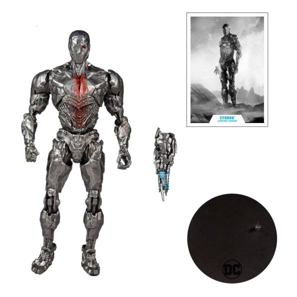 McFarlane Toys DC Justice League Movie Action Figure Cyborg (Helmet) 18 cm