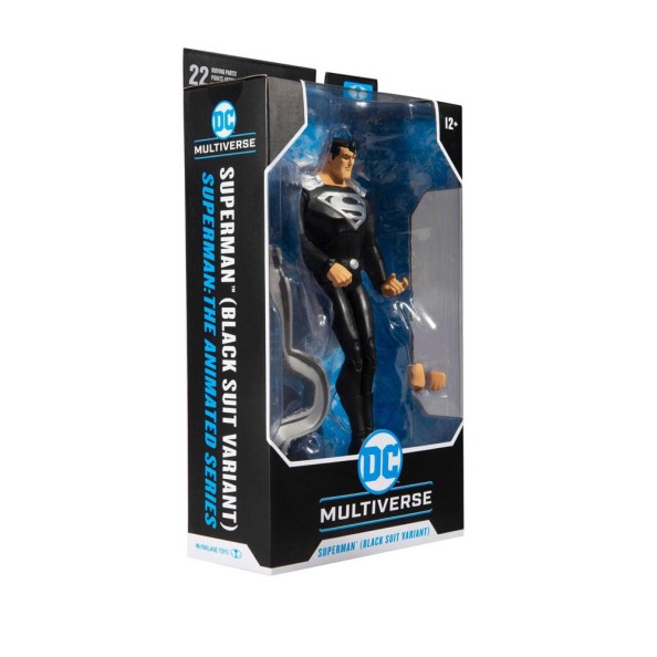 McFarlane Toys DC Multiverse Action Figure Superman Black Suit Variant (Superman: The Animated Series) 18 cm