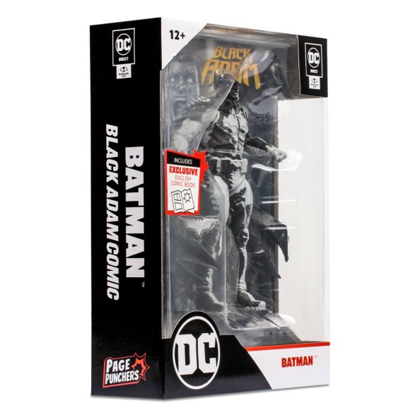 McFarlane Toys DC Direct Action Figure Black Adam Batman Line Art Variant (Gold Label) (SDCC) 18 cm