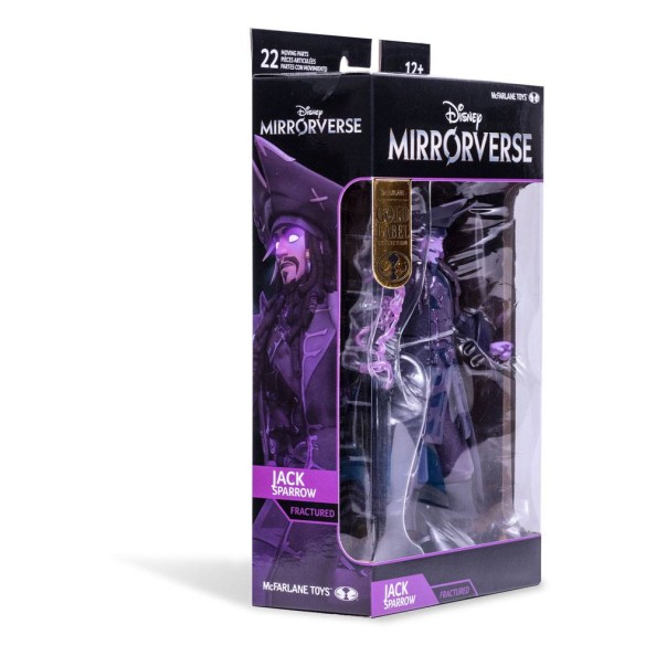 McFarlane Toys Disney Mirrorverse Action Figure Jack Sparrow Fractured Gold Label Series 18 cm