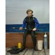 Jaws Clothed Action Figure Matt Hooper (Shark Cage) 20 cm