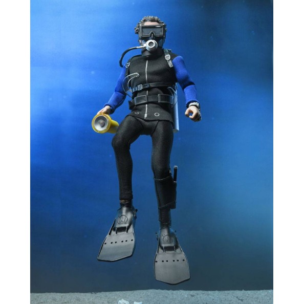 Jaws Clothed Action Figure Matt Hooper (Shark Cage) 20 cm