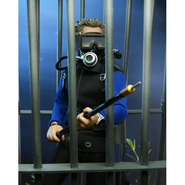 Jaws Clothed Action Figure Matt Hooper (Shark Cage) 20 cm