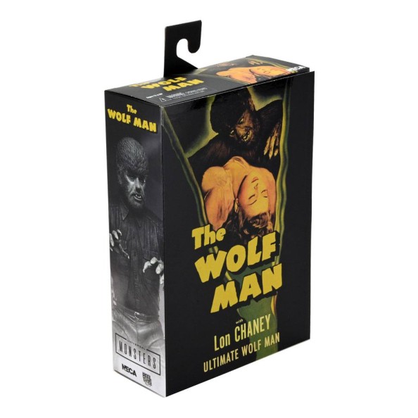 Universal Monsters Action Figure Ultimate The Wolf Man (Black & White) 18 cm