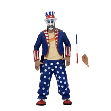 House of 1000 Corpses Action Figure Captain Spaulding (Tailcoat) 20th Anniversary 18 cm