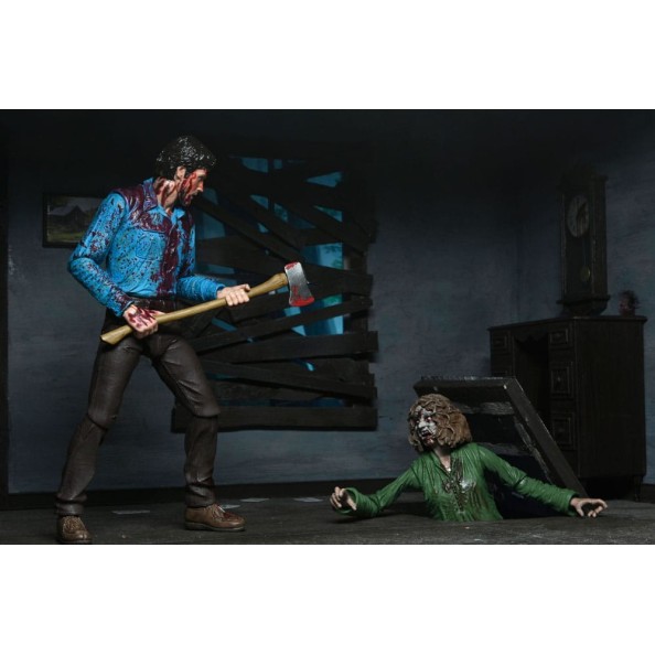 Evil Dead Ultimate Action Figure 2-Pack Bloody Ash & Cheryl Williams 18 cm