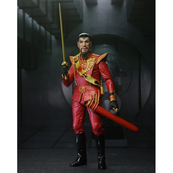 Flash Gordon (1980) Action Figure Ultimate Ming (Red Military Outfit) 18 cm