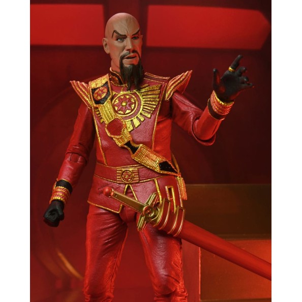 Flash Gordon (1980) Action Figure Ultimate Ming (Red Military Outfit) 18 cm