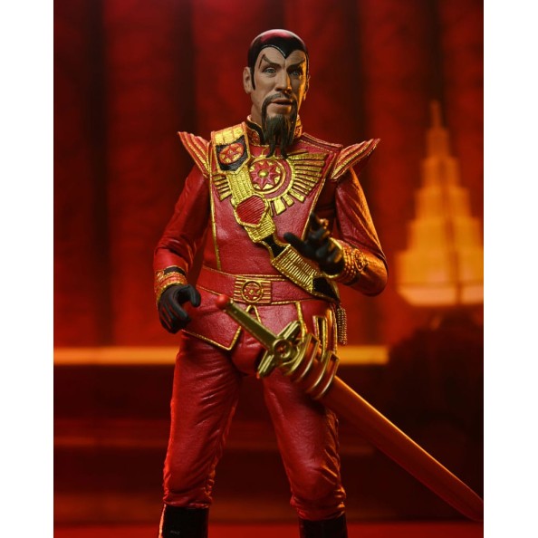 Flash Gordon (1980) Action Figure Ultimate Ming (Red Military Outfit) 18 cm