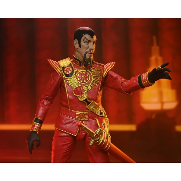 Flash Gordon (1980) Action Figure Ultimate Ming (Red Military Outfit) 18 cm