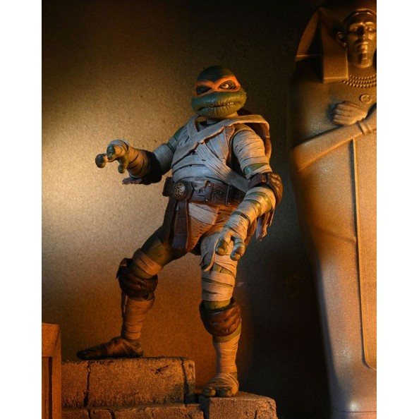 Universal Monsters x Teenage Mutant Ninja Turtles Action Figure Ultimate Michelangelo as The Mummy 18 cm