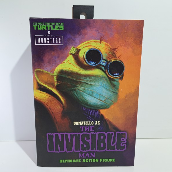 Universal Monsters x Teenage Mutant Ninja Turtles Ultimate Action Figure Donatello as The Invisible Man 18 cm