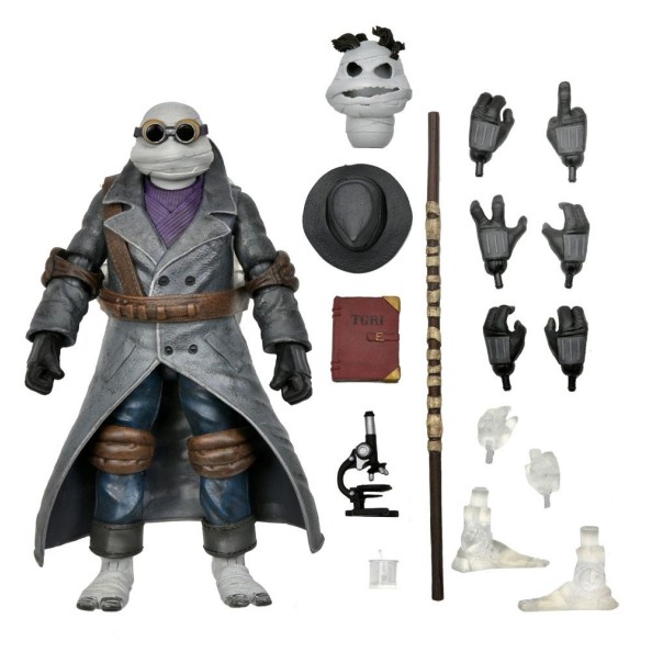 Universal Monsters x Teenage Mutant Ninja Turtles Ultimate Action Figure Donatello as The Invisible Man 18 cm