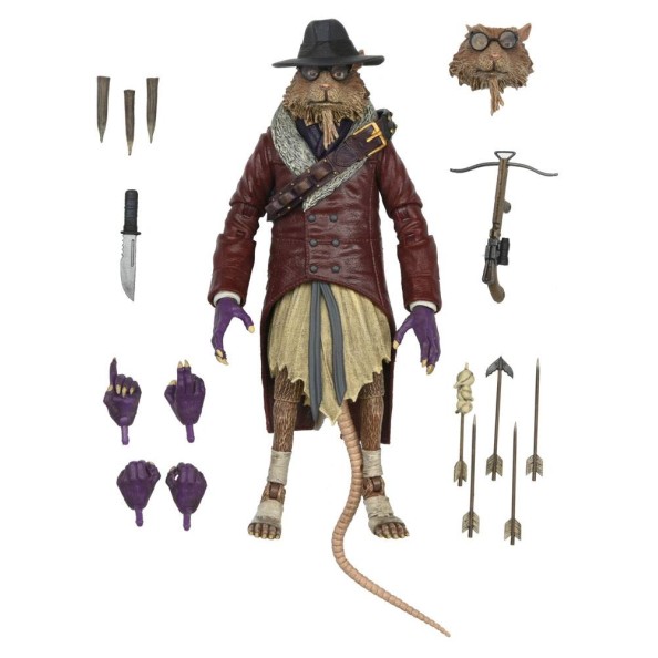 Universal Monsters x Teenage Mutant Ninja Turtles Action Figure Splinter as Van Helsing 18 cm