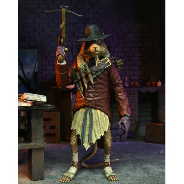 Universal Monsters x Teenage Mutant Ninja Turtles Action Figure Splinter as Van Helsing 18 cm