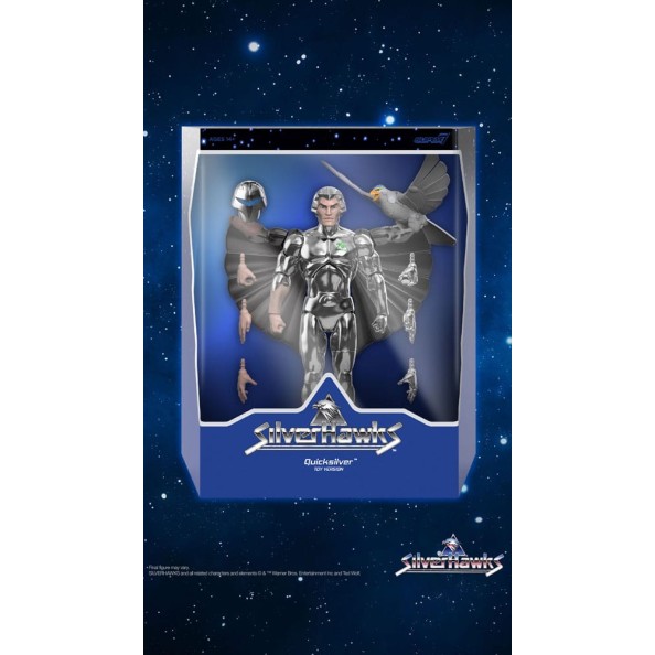 SilverHawks Ultimates Action Figure Quicksilver (Toy Version) 18 cm