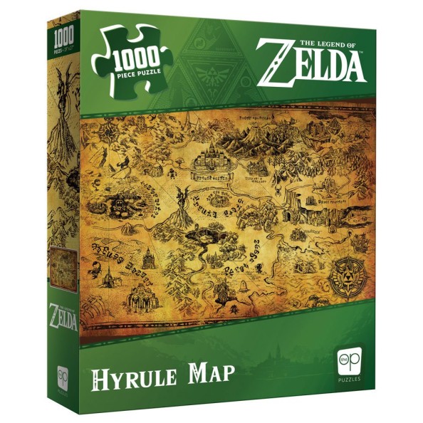 The Legend of Zelda Jigsaw Puzzle Hyrule Map (1000 pieces)