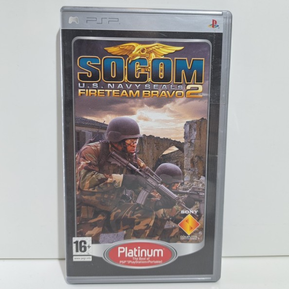 PSP SOCOM U.S NAVY SEALS FIRETEAM BRAVO 2 PLATINUM REGION 2 EUROPEAN