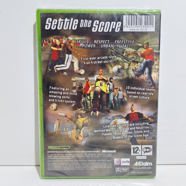 URBAN FREESTYLE SOCCER XBOX VIDEO GAME EUROPEAN PAL SEALED NEW